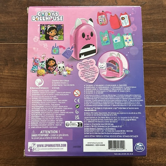 Gabby’s dollhouse Gabby girl “on the go” travel set - Picture 2 of 3